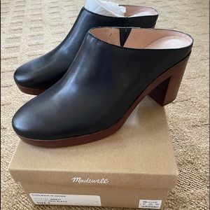 Womens Madewell Black Clogs